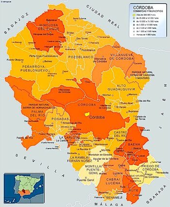 mapa córdoba
